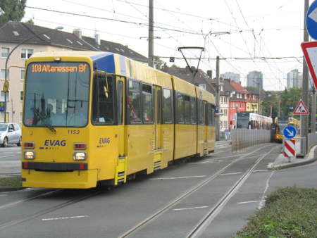 Linie 108 nach Altenessen, Duewag M-Wagen