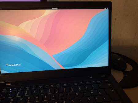 Notebook mit AlmaLinux