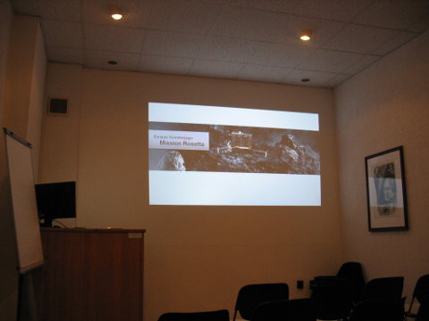 Titelbild der Präsentation um Rosetta