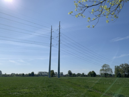 Wintrack-Masten in den Niederlanden von TenneT.
