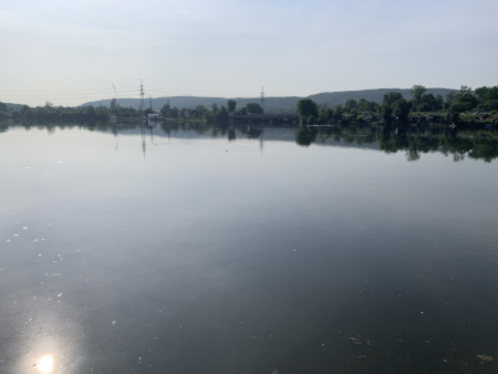Harkortsee in Wetter/Ruhr am frühen Morgen
