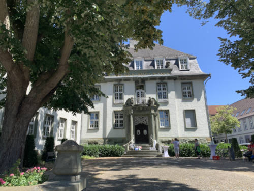 Beckum, NRW, Deutschland Rathaus Innenstadt