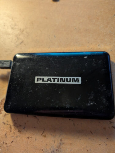 Platinum External drive: 320 GB Model
2.5 inch

Externe Festplatte von Platinum