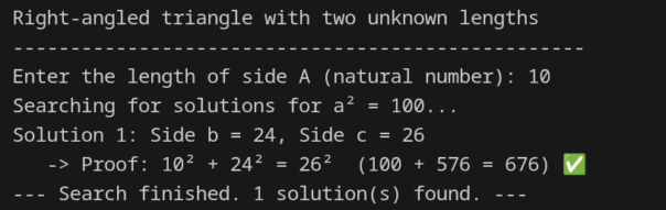 Calculation of a Triangle with two Unknowns with your Head and with ...
