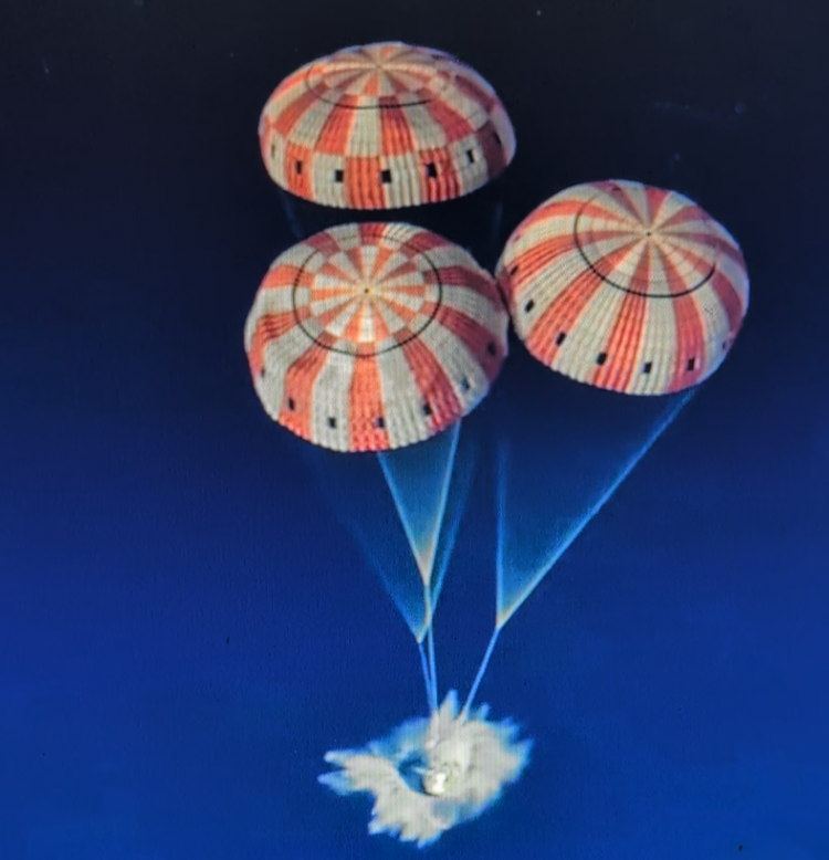 Artemis 2 Wasserung im Pazifik