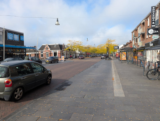 Gronau Glanerbrug Zentrum mit Geschäften auch Albert Heijn